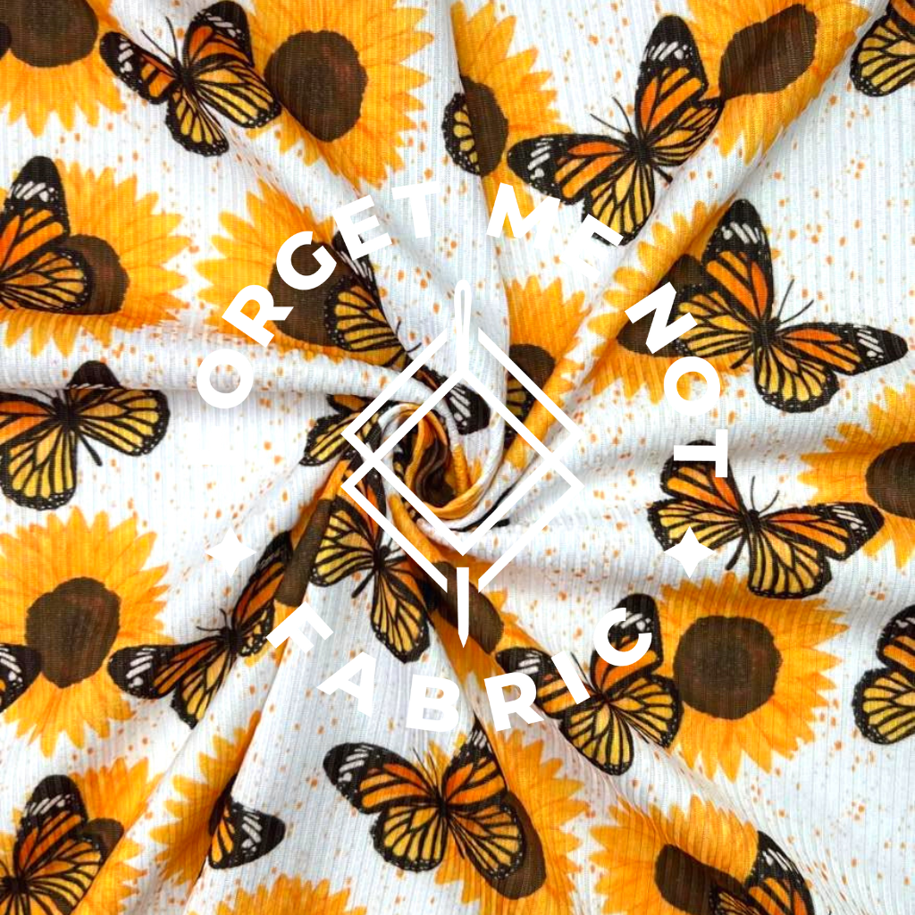 Monarch Butterfly Circle Skirt Fabric byladymoondesigns