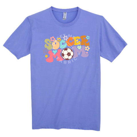 Soccer Mom, Royal Blue T-Shirt (Size Large), Graphic Shirts