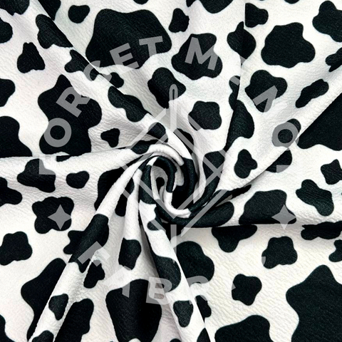Cow Spot Black & White, Liverpool Fabric