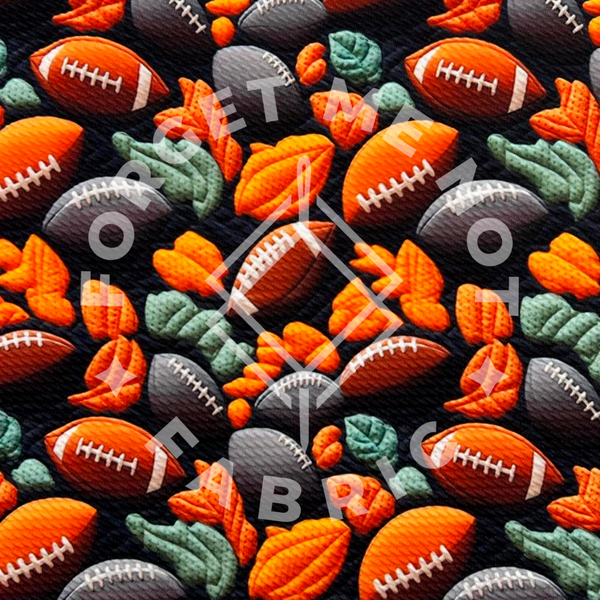 American Football Quilt, Bullet Fabric