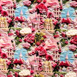 Princess Inspired 33 Embroidery, Mediumweight DBP Fabric