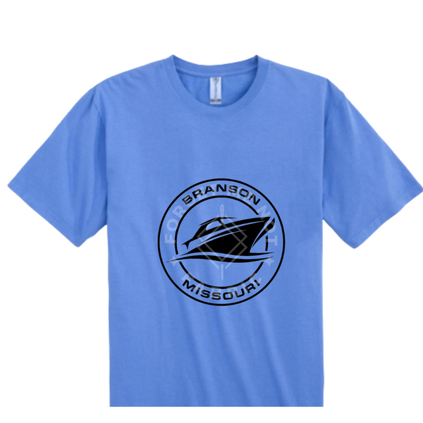 Branson Speedboat, Blue T-Shirt(Size Small Youth), Graphic Shirts