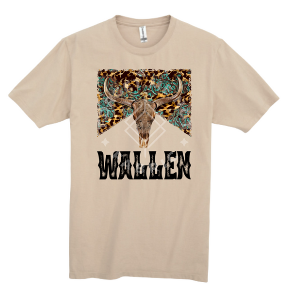 Wallen, Tan T-Shirt (Size Large), Graphic Shirts