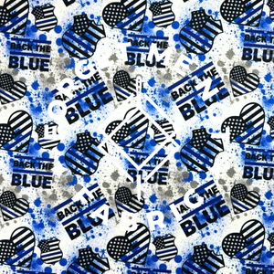 Back The Blue, 180 DBP GSM Fabric