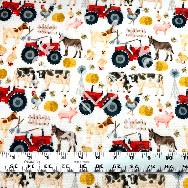 Love you to the Farm and Back, Bullet Knit Fabric