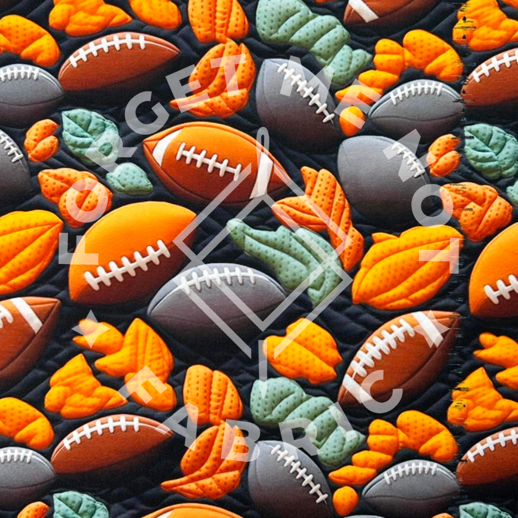 American Football Quilt, Lightweight DBP Fabric