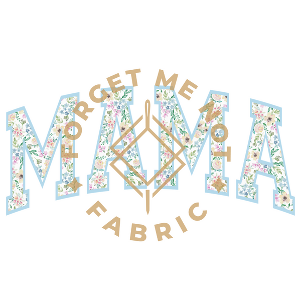 Mama Floral Letters, Thin Matte Clear Film Screenprints #5