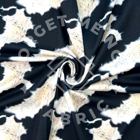 Cowhide, DBP Super Soft Knit Fabric