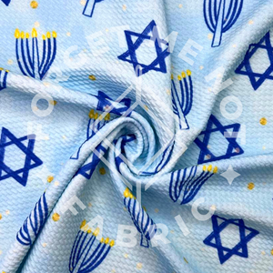 Blue Hanukkah, Bullet Fabric