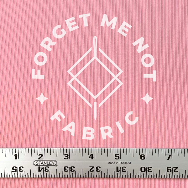 Pink, Yummy Rib Knit Fabric, Apparel Rib Knit Fabrics, Pink Knit Fabric 4:2