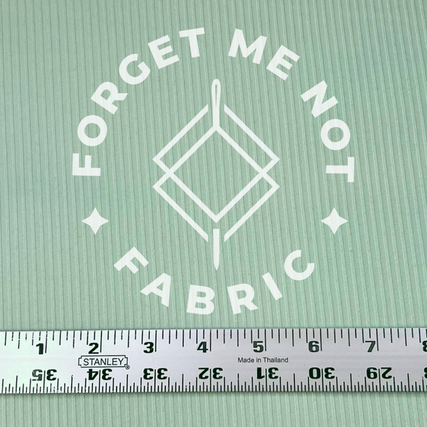 Mint Green, Yummy Rib Knit Fabric, Apparel Rib Knit Fabrics, Mint Green Knit Fabric 4:2