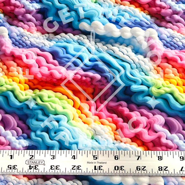 Ultimate Rainbow Embroidery, Mediumweight DBP Fabric