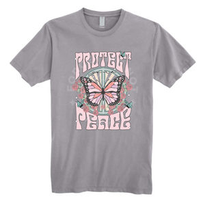 Protect Peace, Slate T-Shirt (Size Medium), Graphic Shirts