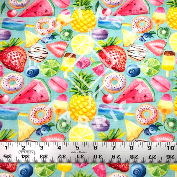 Summer Fruits, 180 DBP GSM Fabric