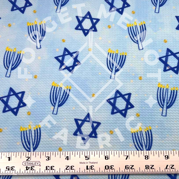 Blue Hanukkah, Bullet Fabric