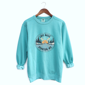 Lake Mode Branson, Blue Sweatshirt (Size Small), Graphic Shirts