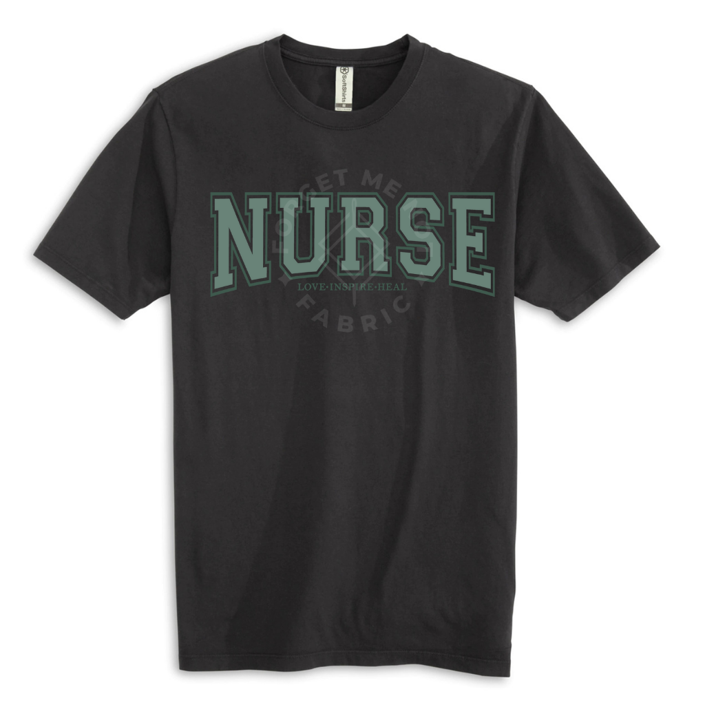 Nurse, Black T-Shirt (Size Small), Graphic Shirts