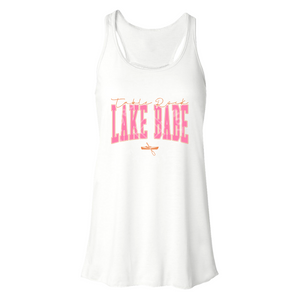 Table Rock Lake Babe, White Tank Top (Size Small)