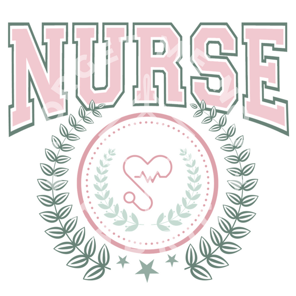 Nurse Varsity, Thin Matte Clear Film Screenprints #6