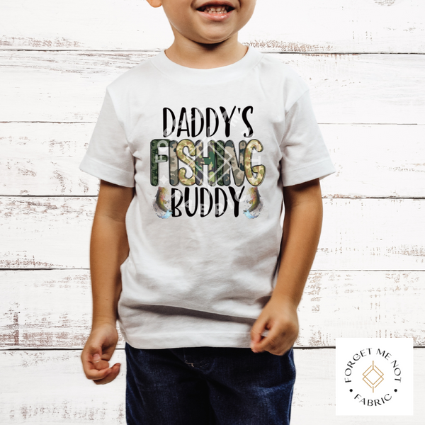 Daddy's Fishing Buddy, Thin Matte Clear Film Screen prints #22