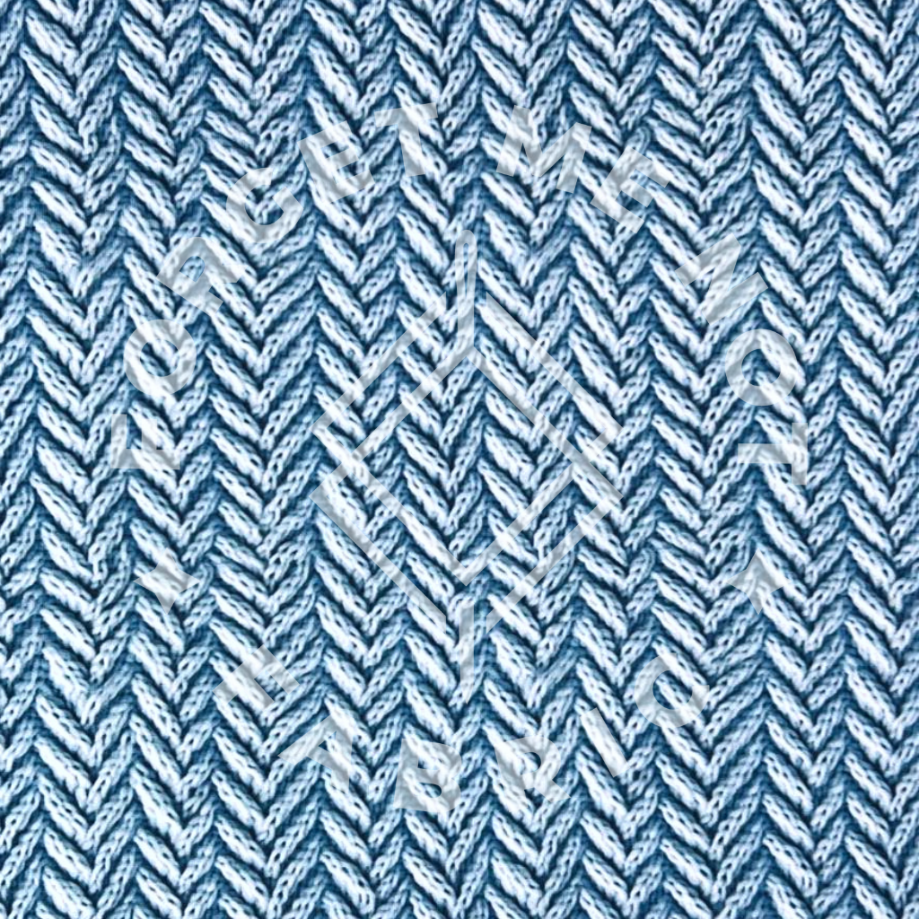 Glacier Blue Knit, Heavy DBP Fabric