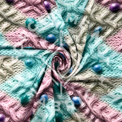Frozen Knitting, Mediumweight DBP Fabric