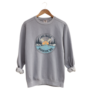 Lake Mode Branson, Grey Sweatshirt (Size Medium), Graphic Shirts