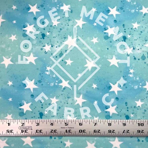 Watercolor Stars, DBP Butter Fabric