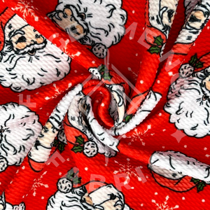 Traditional Christmas Santa, Bullet Fabric