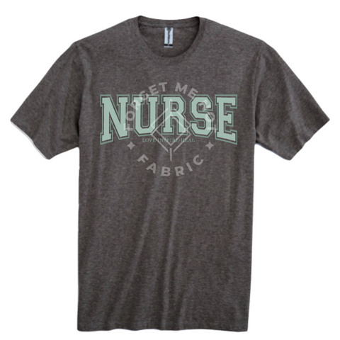 Nurse, Grey T-Shirt (Size Medium), Graphic Shirts