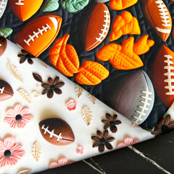 American Football Quilt, Lightweight DBP Fabric