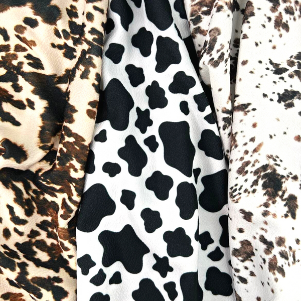 Cow Spot Black & White, Liverpool Fabric