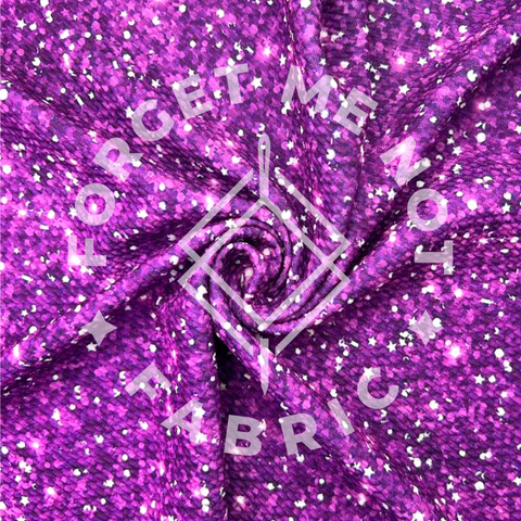 Halloween Glitter Grape, Bullet Fabric