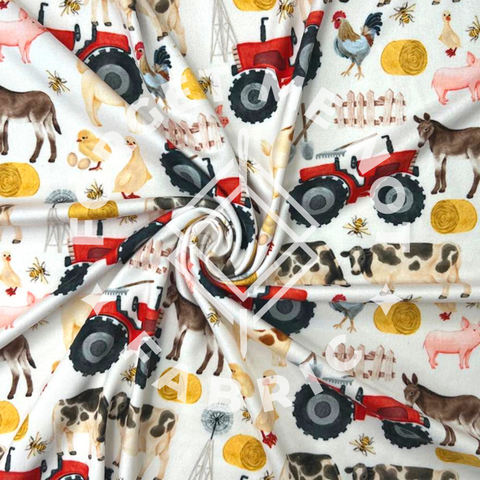 Love You to the Farm and Back, DBP Butter Fabric