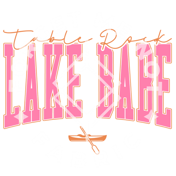 Table Rock Lake Babe, Sublimation Heat Transfer
