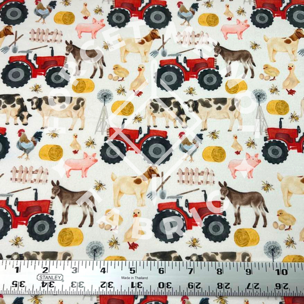Love You to the Farm and Back, DBP Butter Fabric