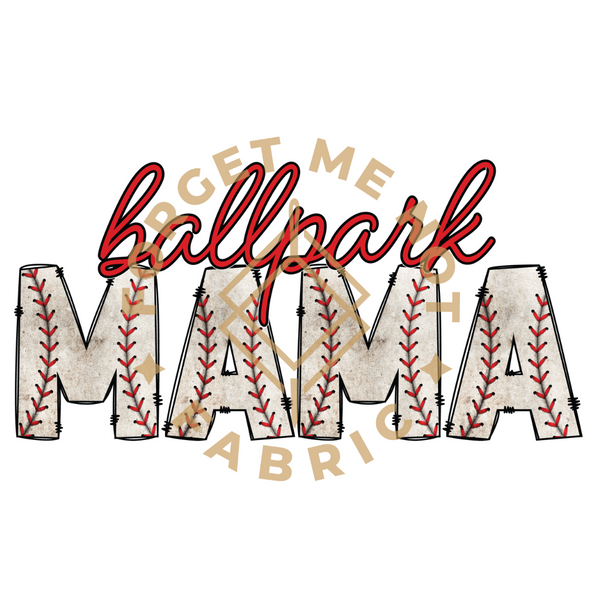 Ballpark Mama, Thin Matte Clear Film Screenprints #4