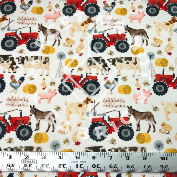 Love You to the Farm and Back, 180 DBP GSM Fabric