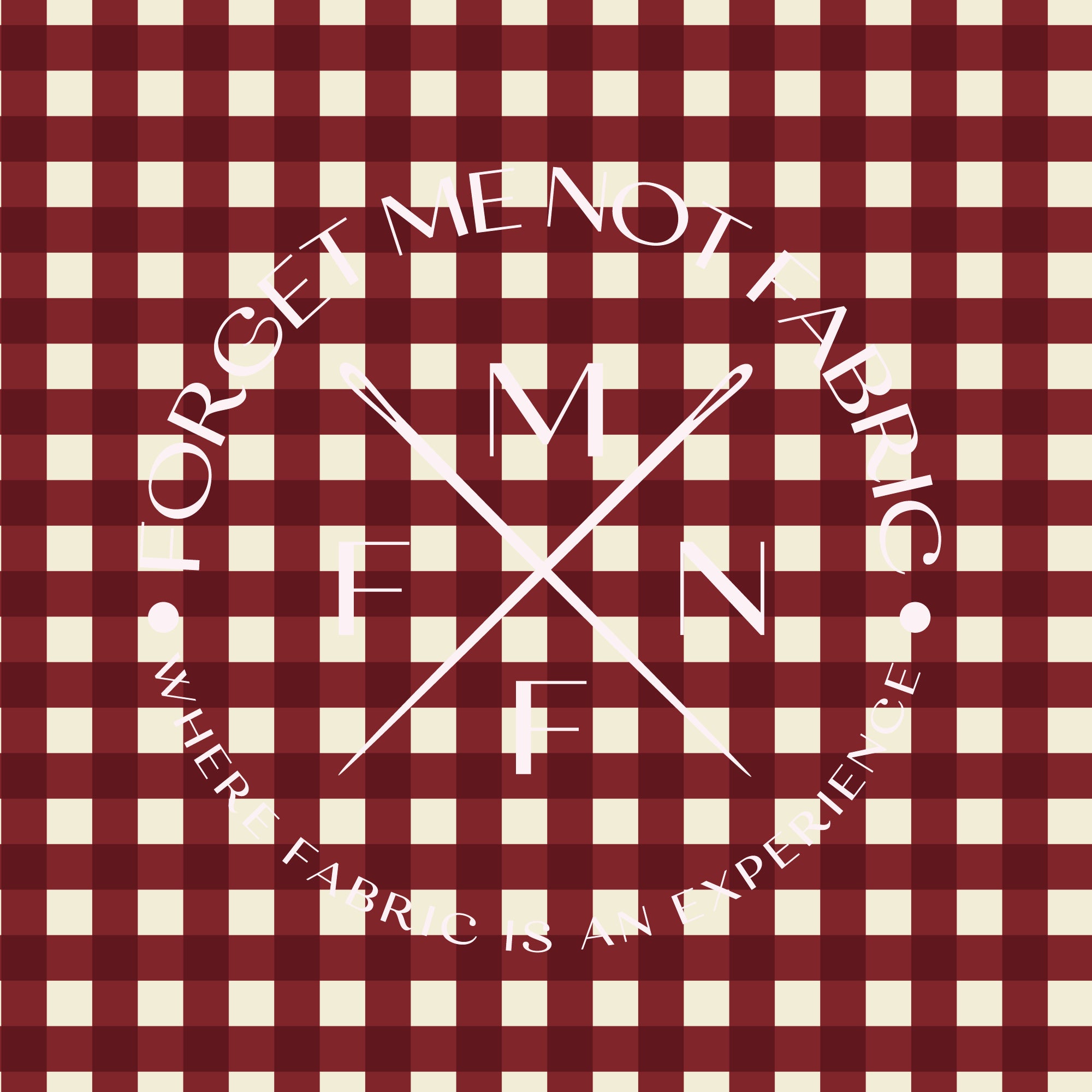 Christmas Gingham Fabric, Choose your Fabric, Scaling Options.