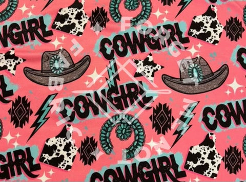 Pink Cowgirl, DBP Fabric