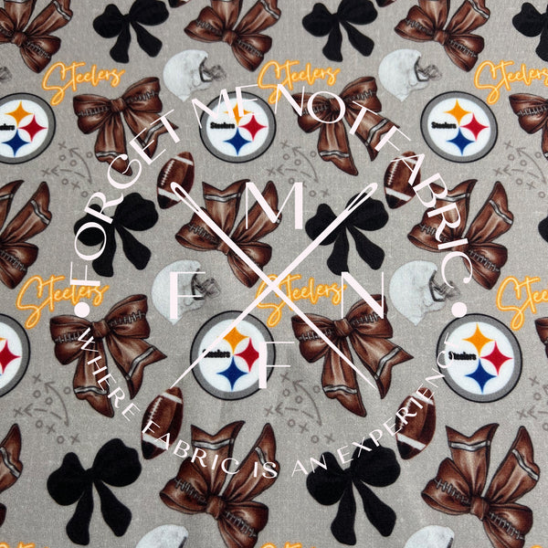 Coquette Football Sports Fabric, Choose your Fabric, Scaling Options.