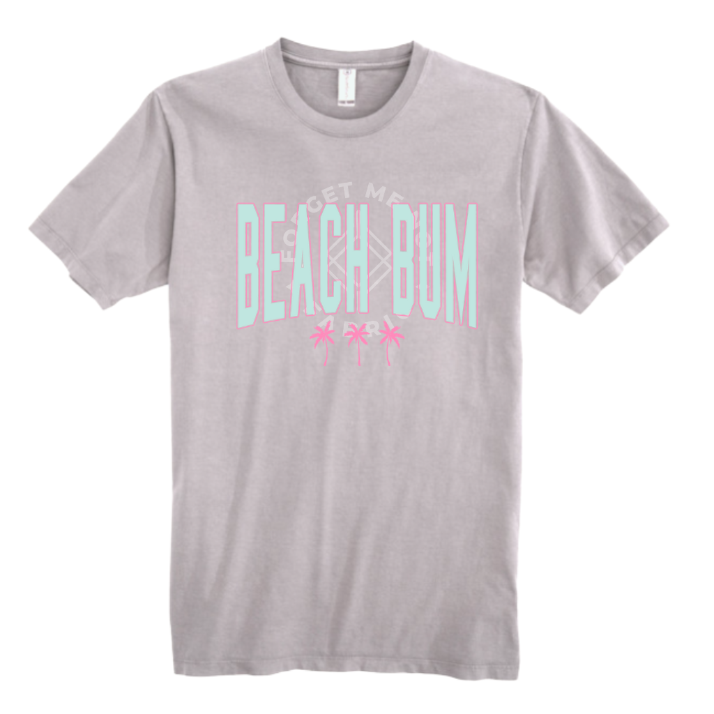 Beach Bum, Grey T-Shirt (Size XLarge), Graphic Shirts