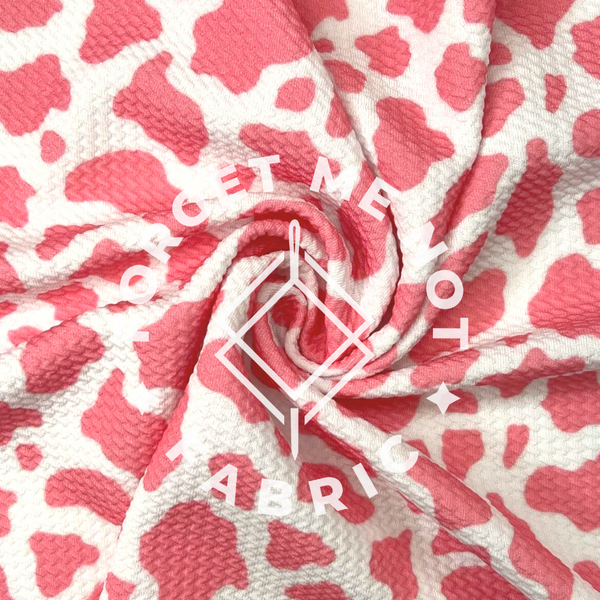 Pink Cow Spot, Bullet Fabric