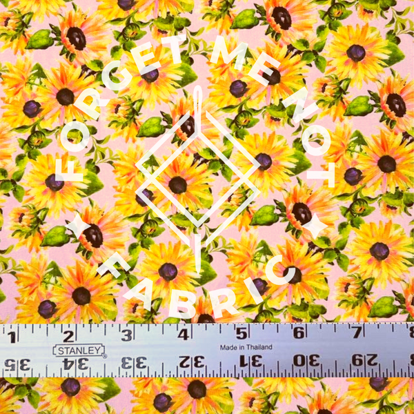 Sunflower Pink, Spandex Fabric