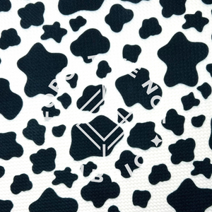 Cow Spot Black, Bullet Fabric