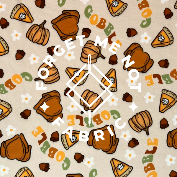 Brittany Frost Gobble Fabric, Mediumweight DBP