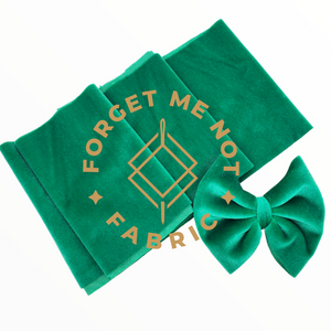 Ready To Bow Strip 5"x 60" Emerald Green Velvet