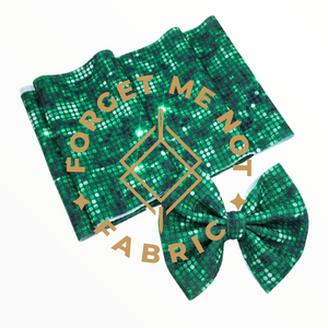 Ready To Bow Strip 5"x 60" Holiday Shimmer Green, Christmas & St Patty's Day Bow Strips