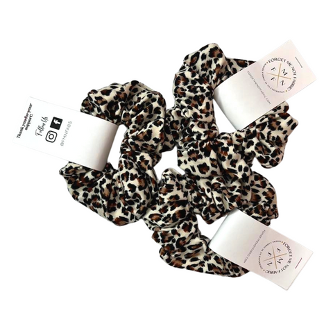 Cheetah Super Soft Butter DBP Scrunchie, Cheetah Jumbo Super Soft Knit Scrunchie, Gift Idea