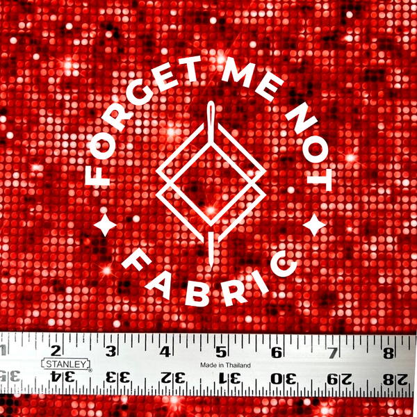 Shimmer Red, Lightweight DBP Fabric